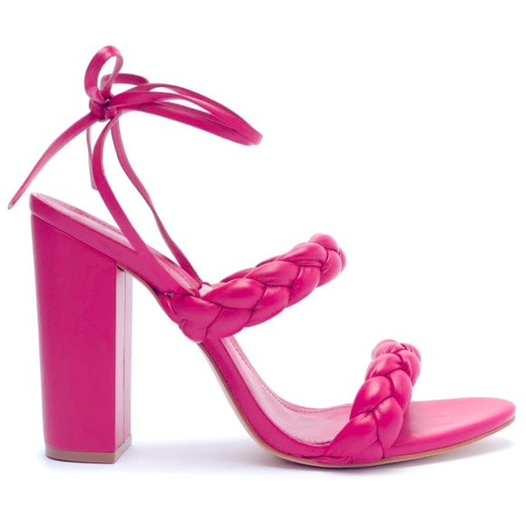 Schutz Zara Ankle Tie Block Sandal-NIB - Picture 5 of 10